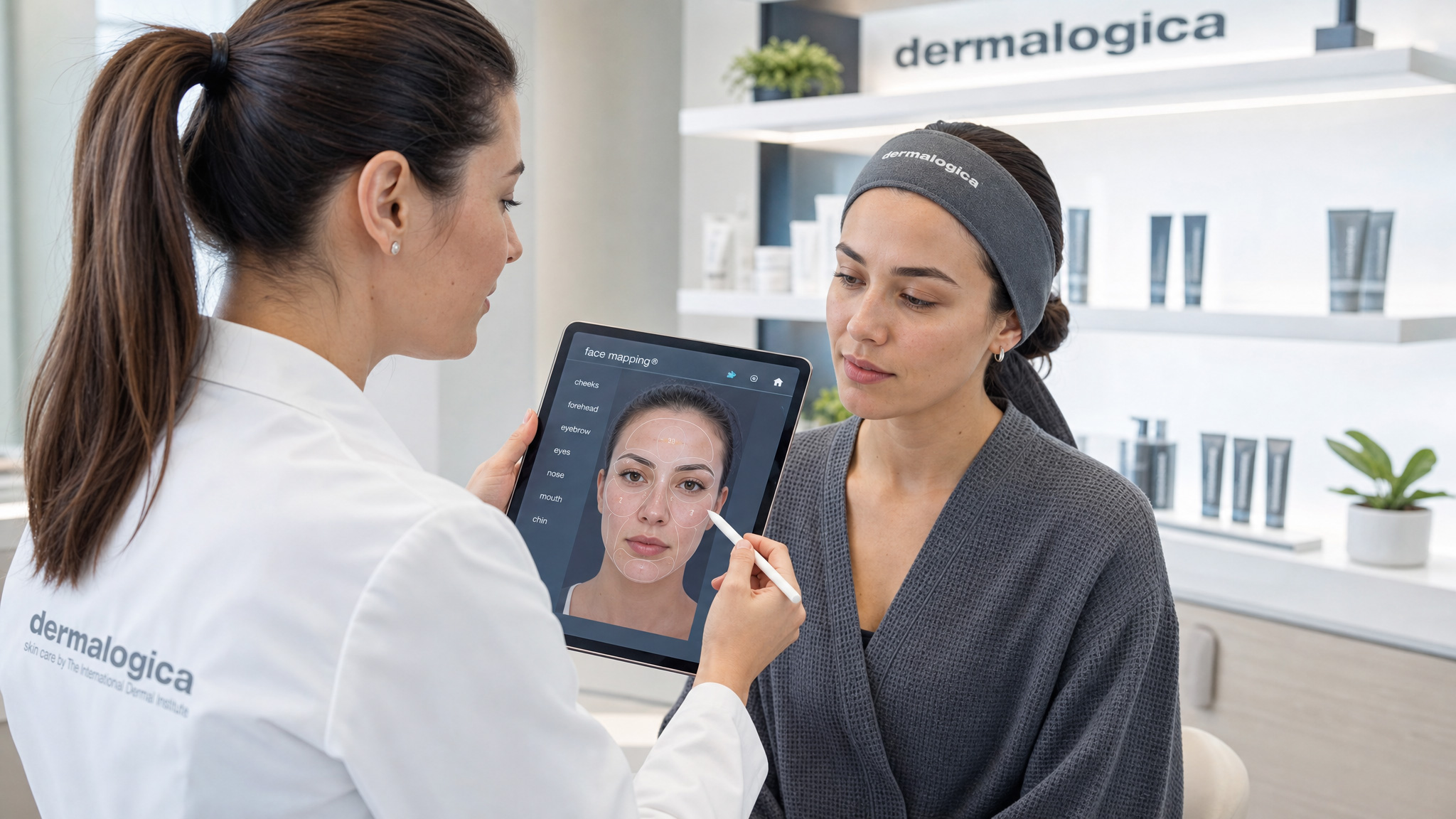 Professionele Face Mapping huidanalyse door Dermalogica expert Vanessa Karreman.